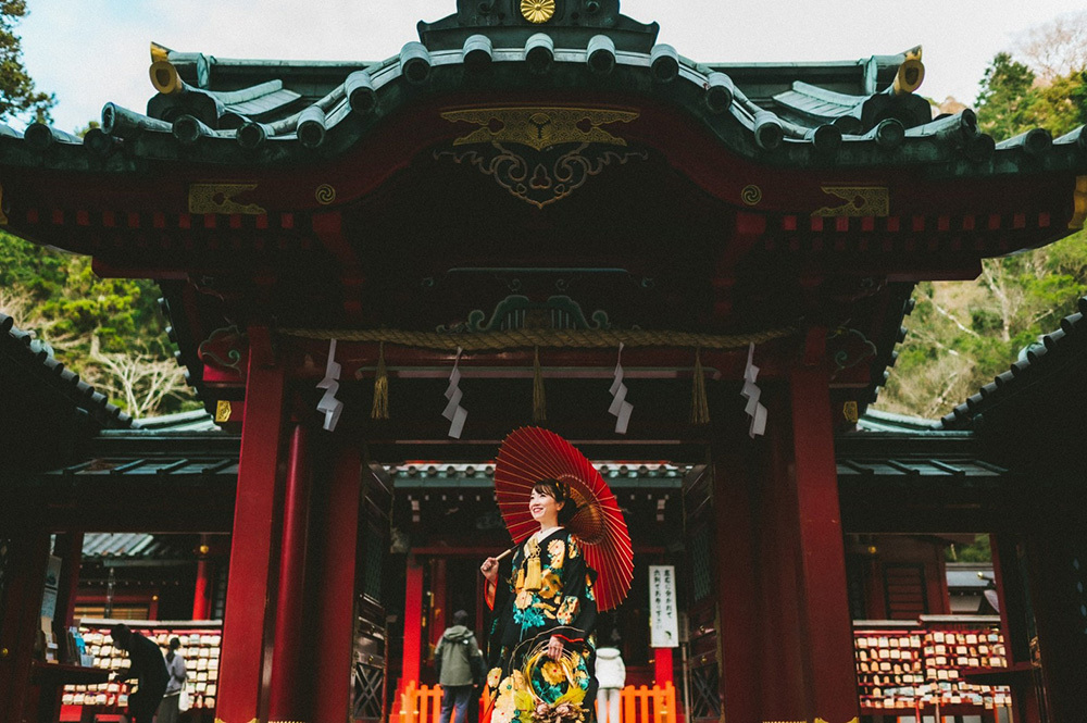 静岡フォトウエディングの画像・ホテルグリーンプラザ箱根･箱根神社３