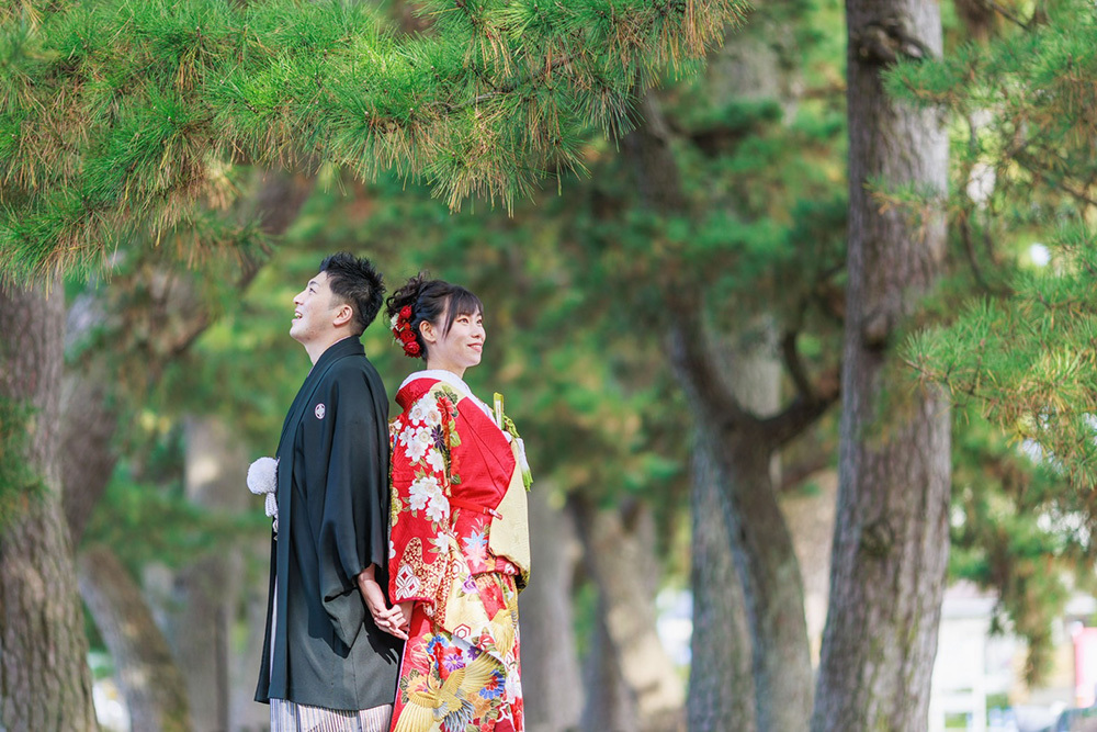 静岡フォトウエディングのフィーノスタイルで撮影した画像集2022年7月17日更新の三保の松原の画像5