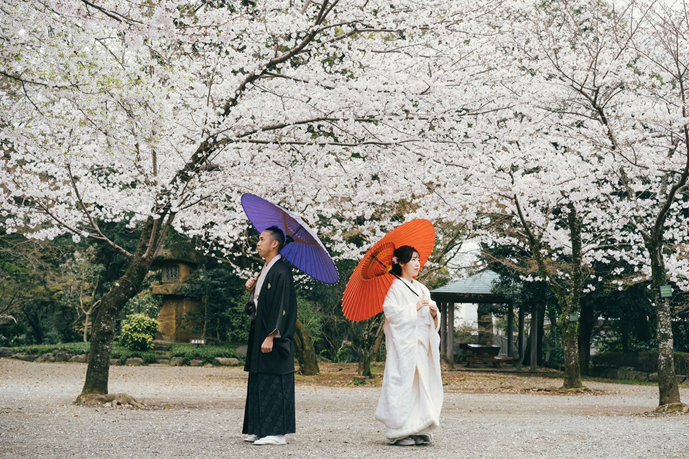 静岡フォトウエディングのフィーノスタイルで撮影した画像集2022年7月17日更新の楽寿園の画像3