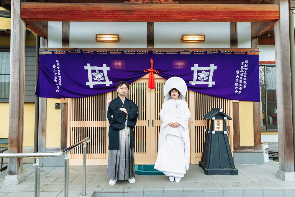 静岡フォトウエディングのフィーノスタイルで撮影した画像集2023年2月14日更新の寺院17