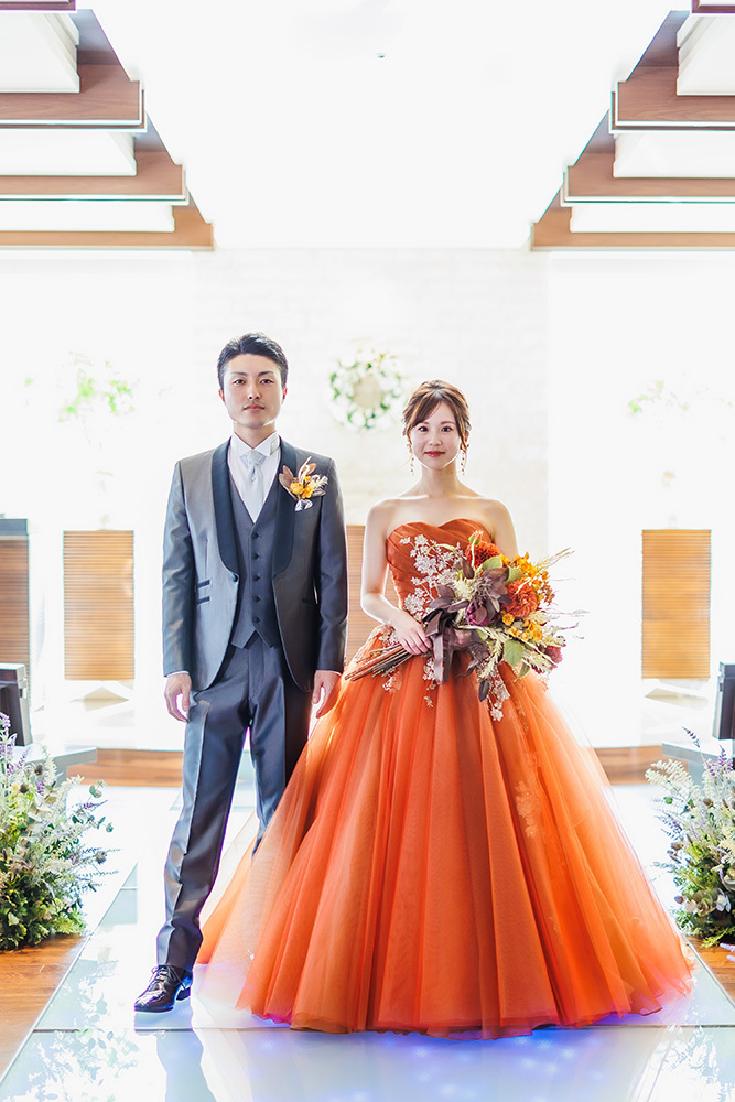 静岡フォトウエディングのフィーノスタイルで撮影した結婚式場の新郎新婦