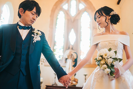 静岡フォトウエディングのフィーノスタイルのミッシェルガーデンコート