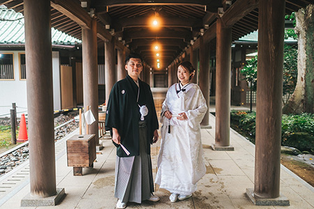 静岡フォトウエディングのフィーノスタイルの三嶋大社
