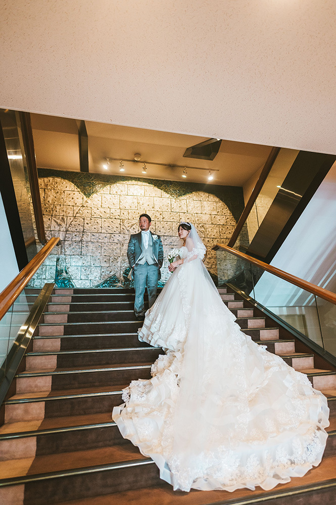 静岡フォトウエディングのフィーノスタイルで撮影したホテルグランド富士の新郎新婦