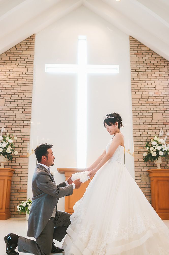 静岡フォトウエディングのフィーノスタイルで撮影したホテルグランド富士の新郎新婦