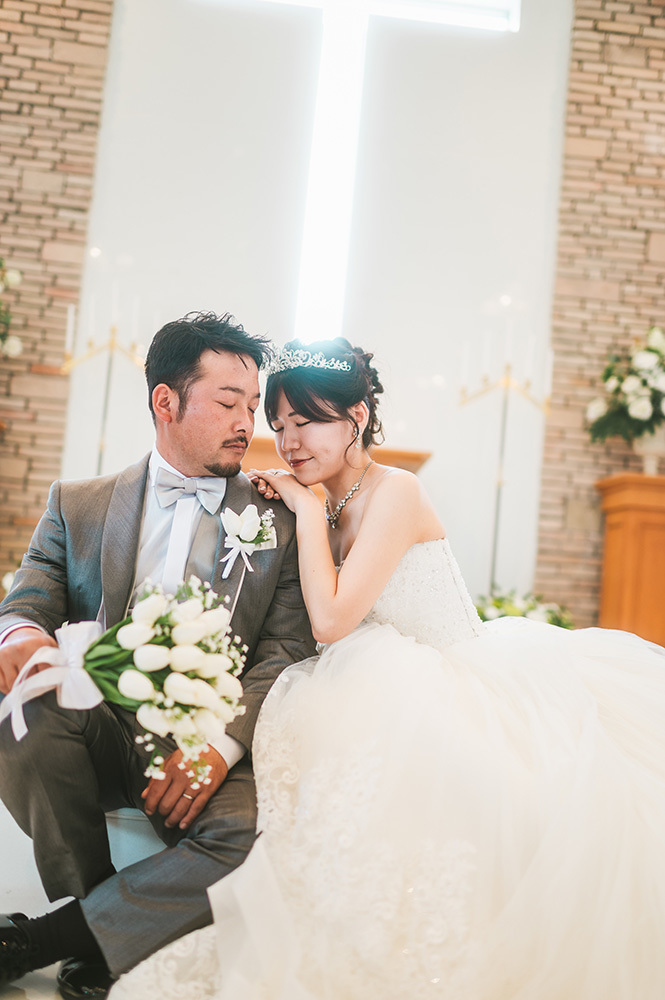 静岡フォトウエディングのフィーノスタイルで撮影したホテルグランド富士の新郎新婦