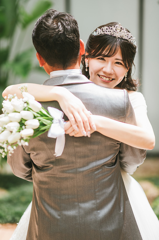 静岡フォトウエディングのフィーノスタイルで撮影したホテルグランド富士の新郎新婦