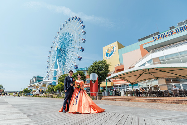 静岡フォトウエディングのエスパルスドリームプラザ(THE SIX STADIUM)