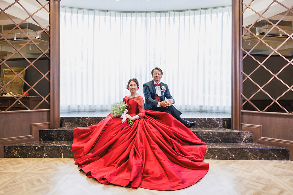 静岡県富士市のフィーノ富士店で撮影したバウリニューアルの記念写真・記念撮影