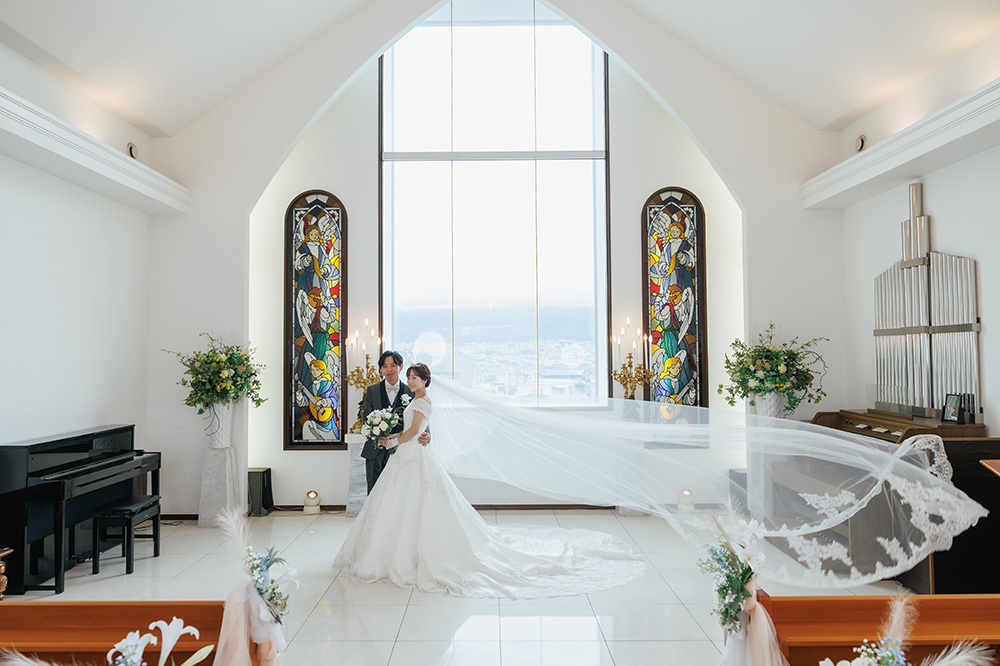 静岡フォトウエディングのフィーノスタイルで撮影したフォレストヒルズの新郎新婦