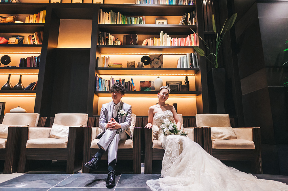 静岡フォトウエディングのフィーノスタイルで撮影した結婚式場の新郎新婦