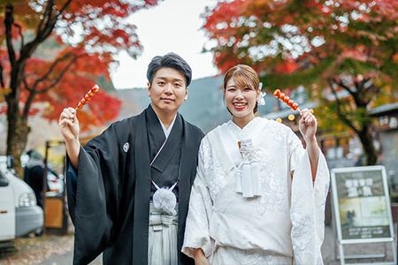 静岡フォトウエディングの川根･寸又峡