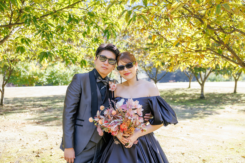 静岡フォトウエディングのフィーノスタイルで撮影した川根･寸又峡の新郎新婦の結婚の記念写真