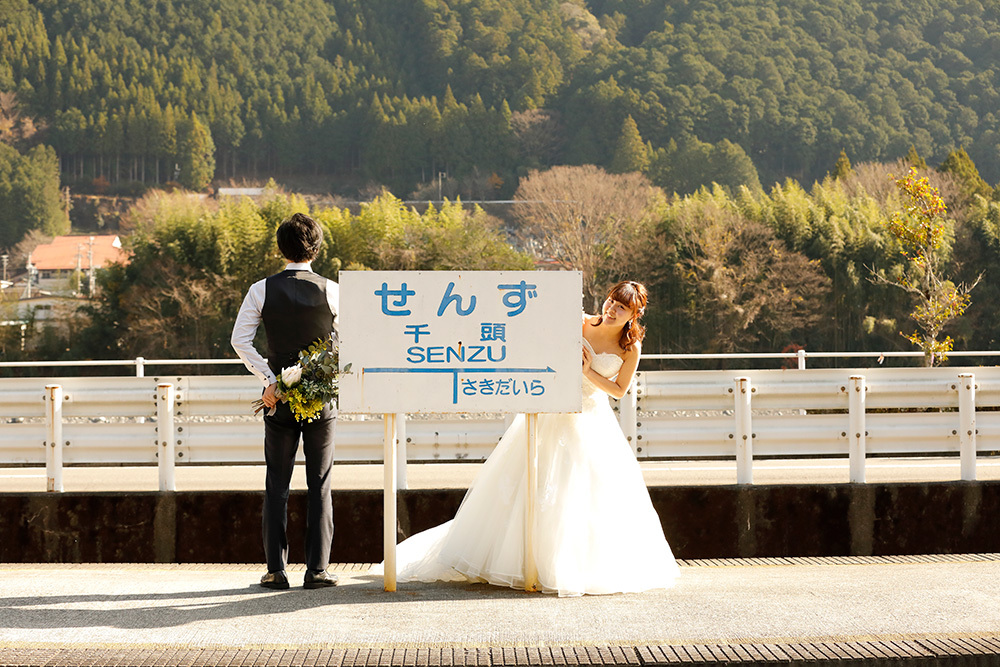 静岡フォトウエディングの画像・大井川鐵道１