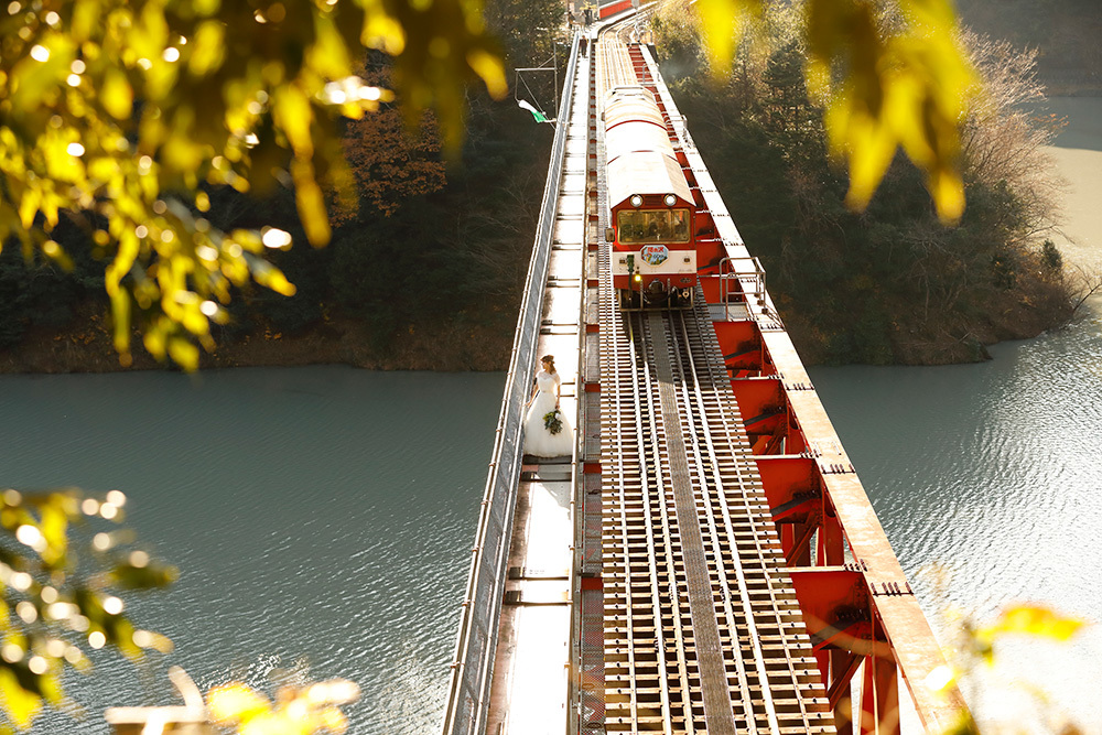 静岡フォトウエディングの画像・大井川鐵道６