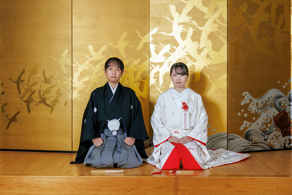 静岡フォトウエディングのフィーノスタイルで撮影したフィーノ富士店スタジオの新郎新婦の記念写真撮影