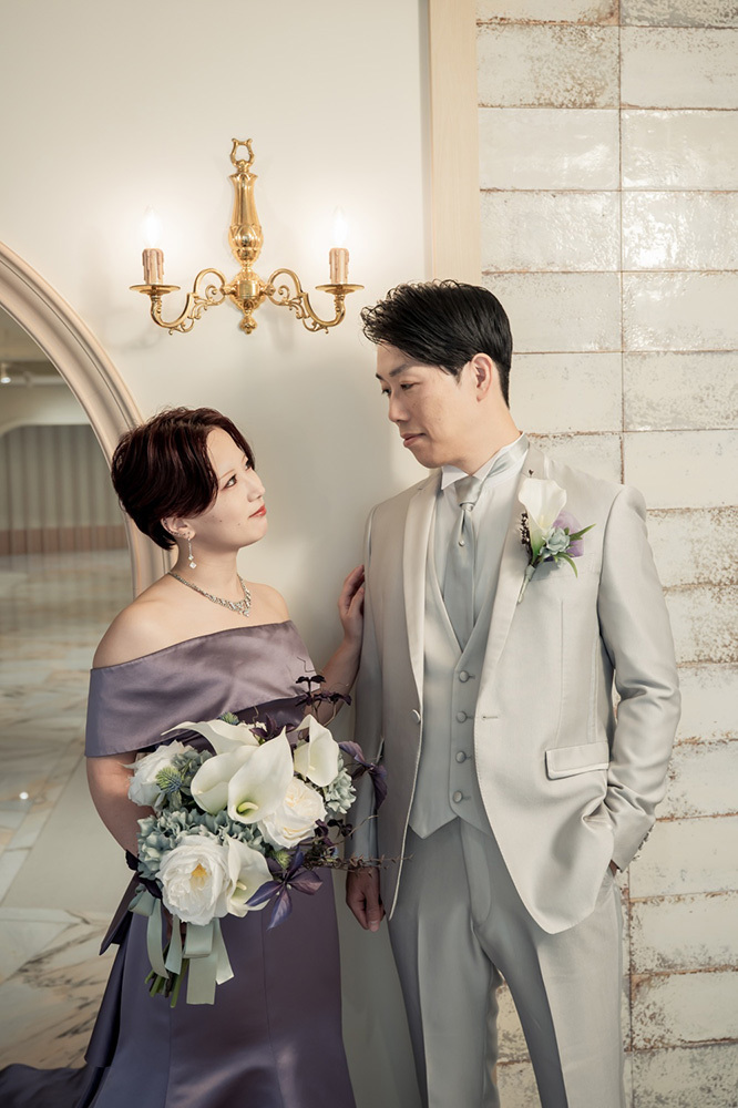 静岡フォトウエディングのフィーノスタイルで撮影したフィーノ富士店スタジオの新郎新婦の記念写真撮影