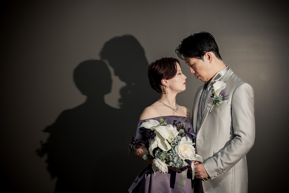 静岡フォトウエディングのフィーノスタイルで撮影したフィーノ富士店スタジオの新郎新婦の記念写真撮影